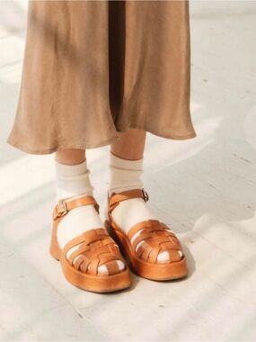 Either/ Or platform fisherman sandals-brand new!